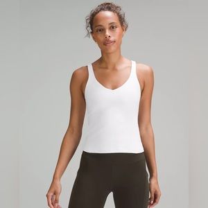 Lululemon waist length align tank, White, size 8
